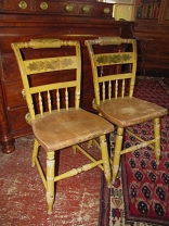 10. Hitchcock Style Chairs 