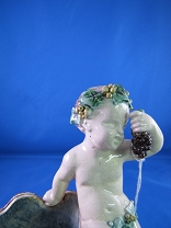 French Majolica Vases
