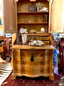 Venetian Secretary Bookcase 
