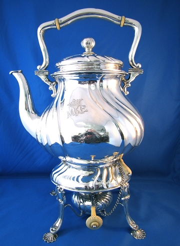 Austrian Silver Kettle  on Stand