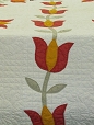 5.Tulip Applique Quilt