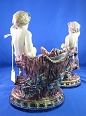 French Majolica Vases